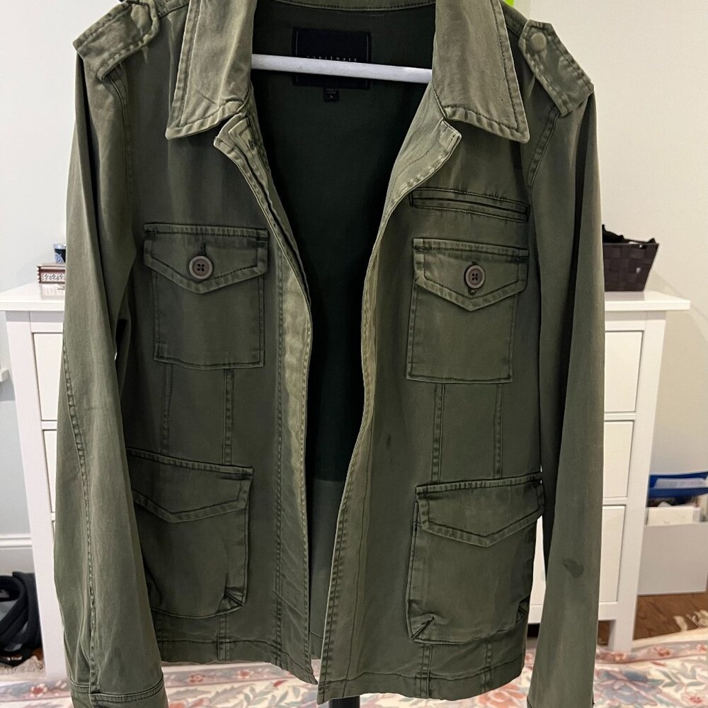 SANCTUARY Khaki Army Jacket Size Large - Picture 1 of 3